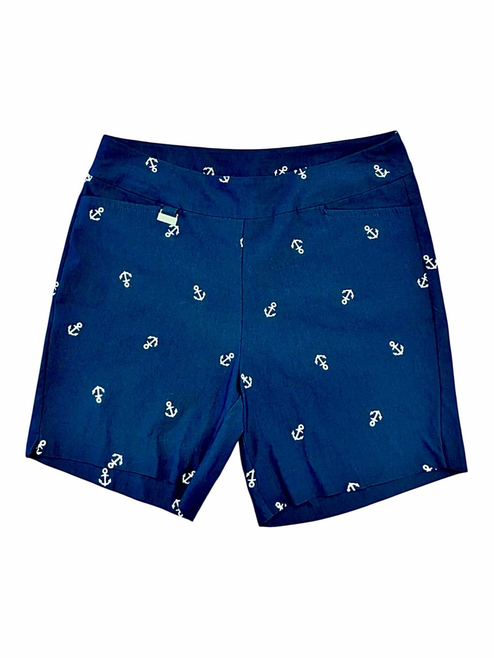 Anthony’s Resort Wear – Embroidered Anchor Shorts – Navy – Sz. 8